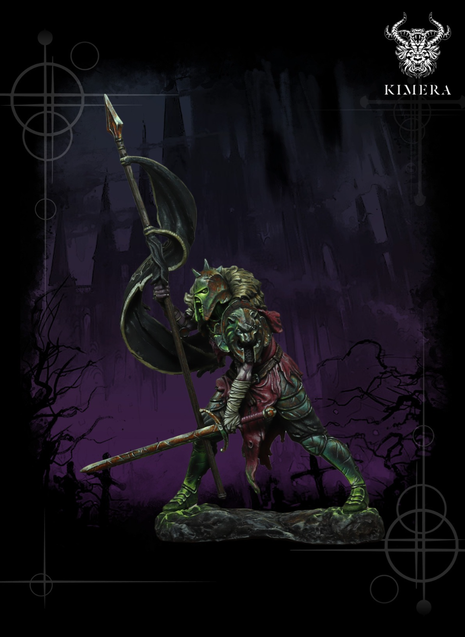 Living Corpse Lion Banner 38mm