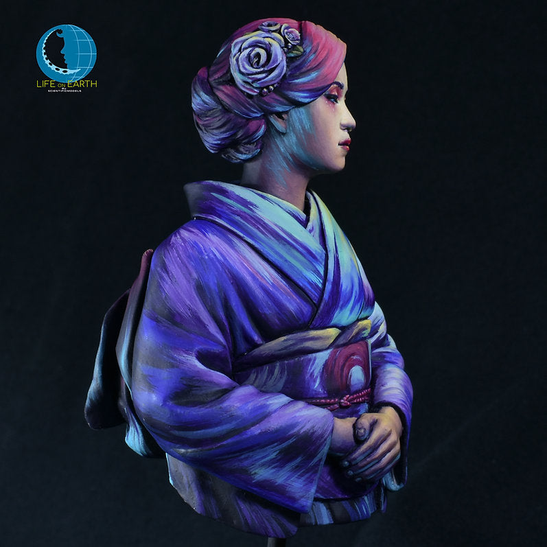 Midori in Kimono Resin Model