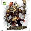 Ferox titan gladiator painted, front with axe
