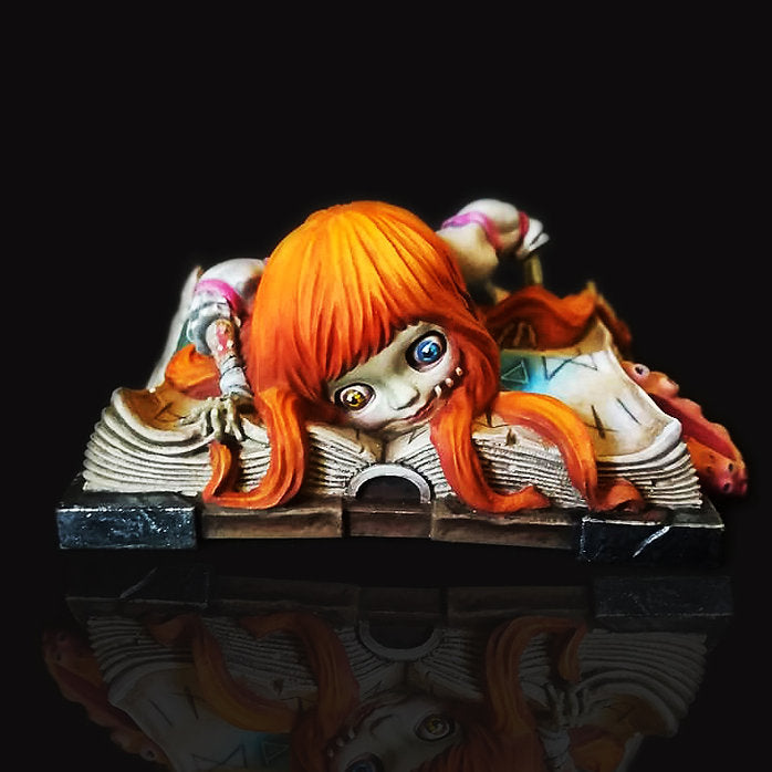 Aiko zombie boy resin miniature