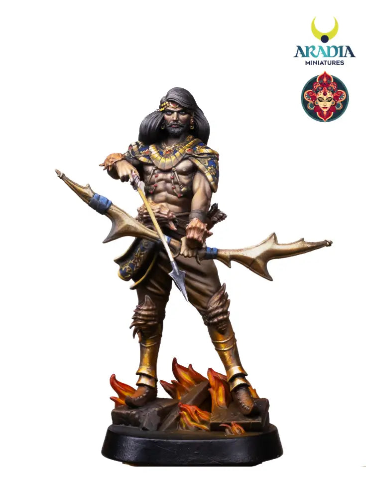 Arjuna Aradia warrior painted, front