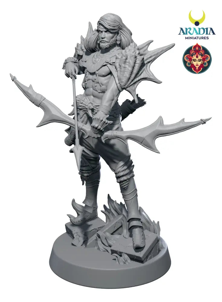 Arjuna grey render, left side