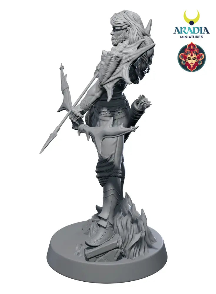 Arjuna grey render, right side