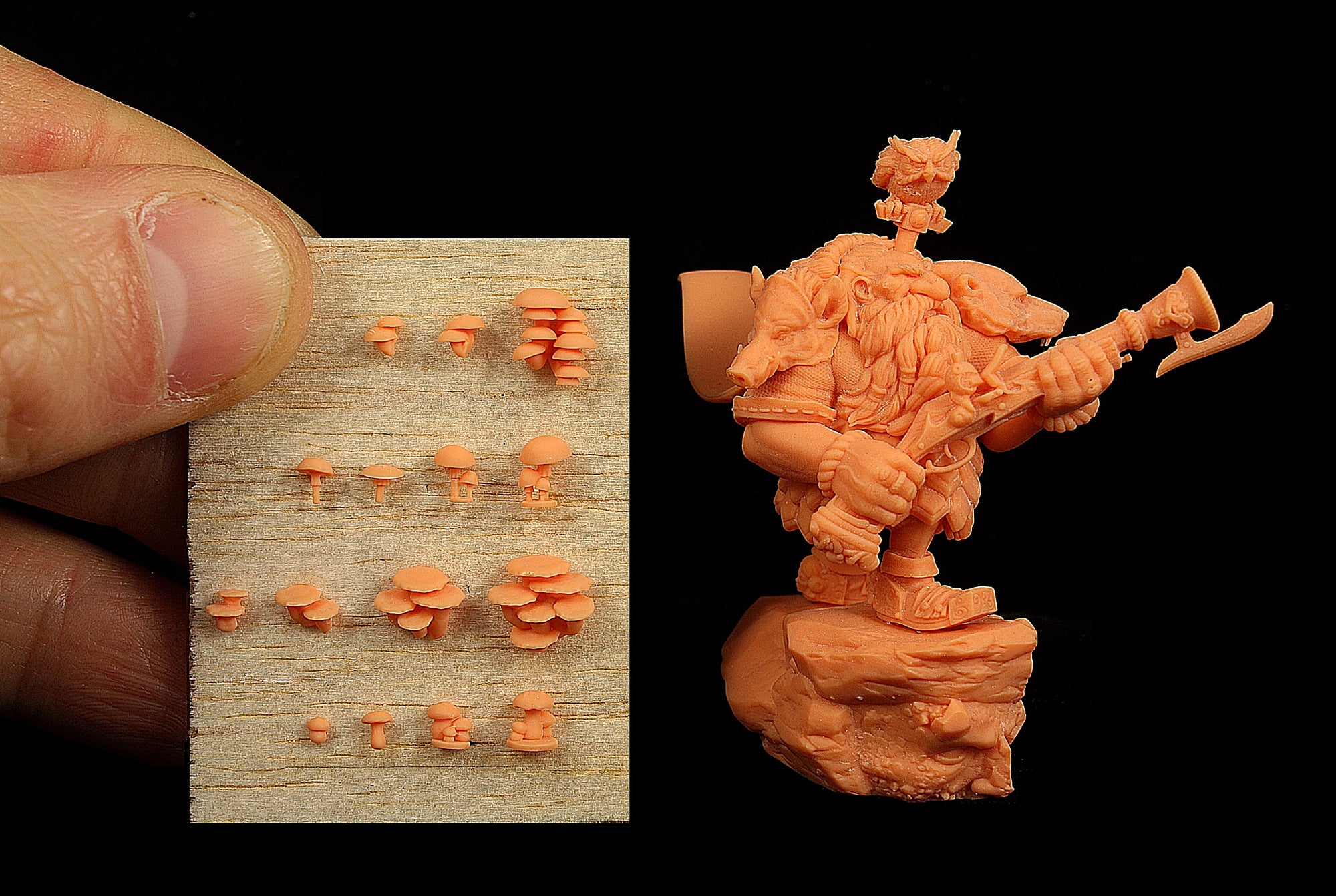 Base Bits 2 - Mushrooms - 15 pieces