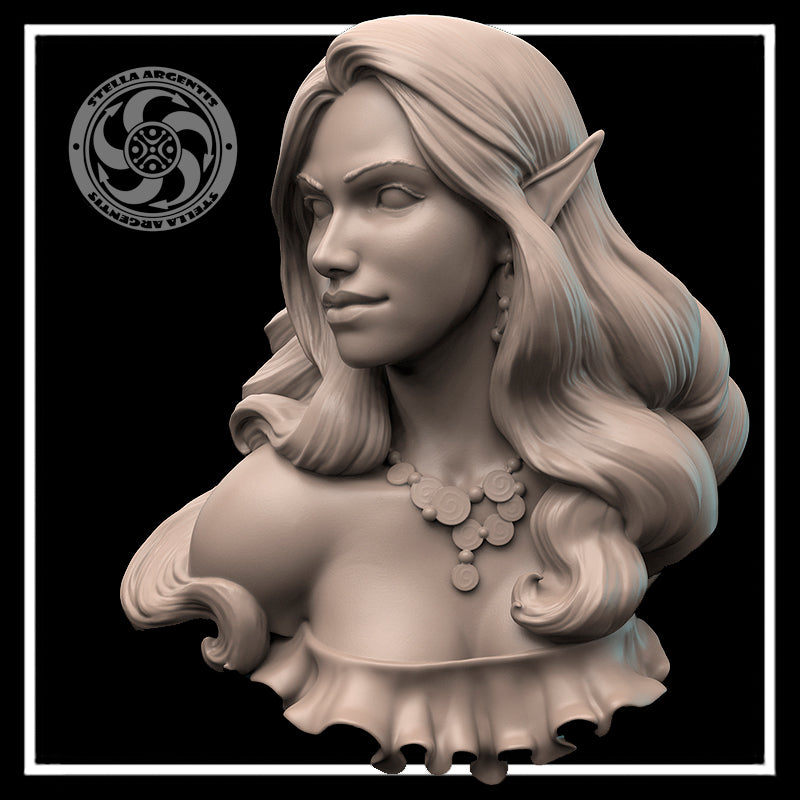Ebony Bust 100mm