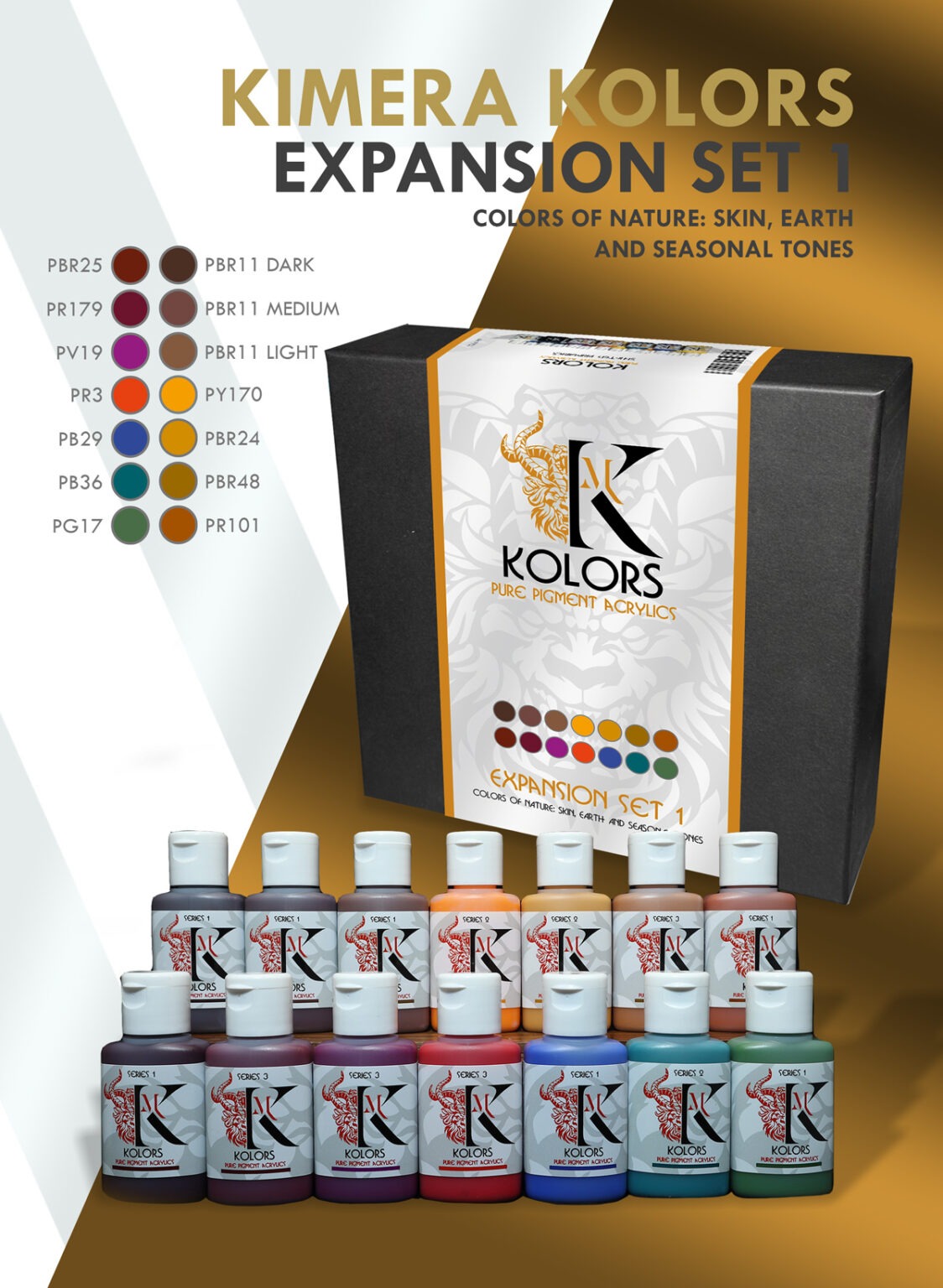 Colors of Nature: Skin, Earth and Seasonal Tones Expansion Set