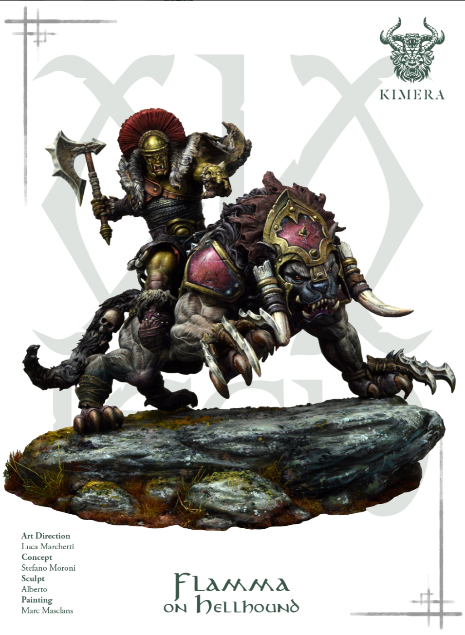 Flamma on Hellhound – Orc Centurion
