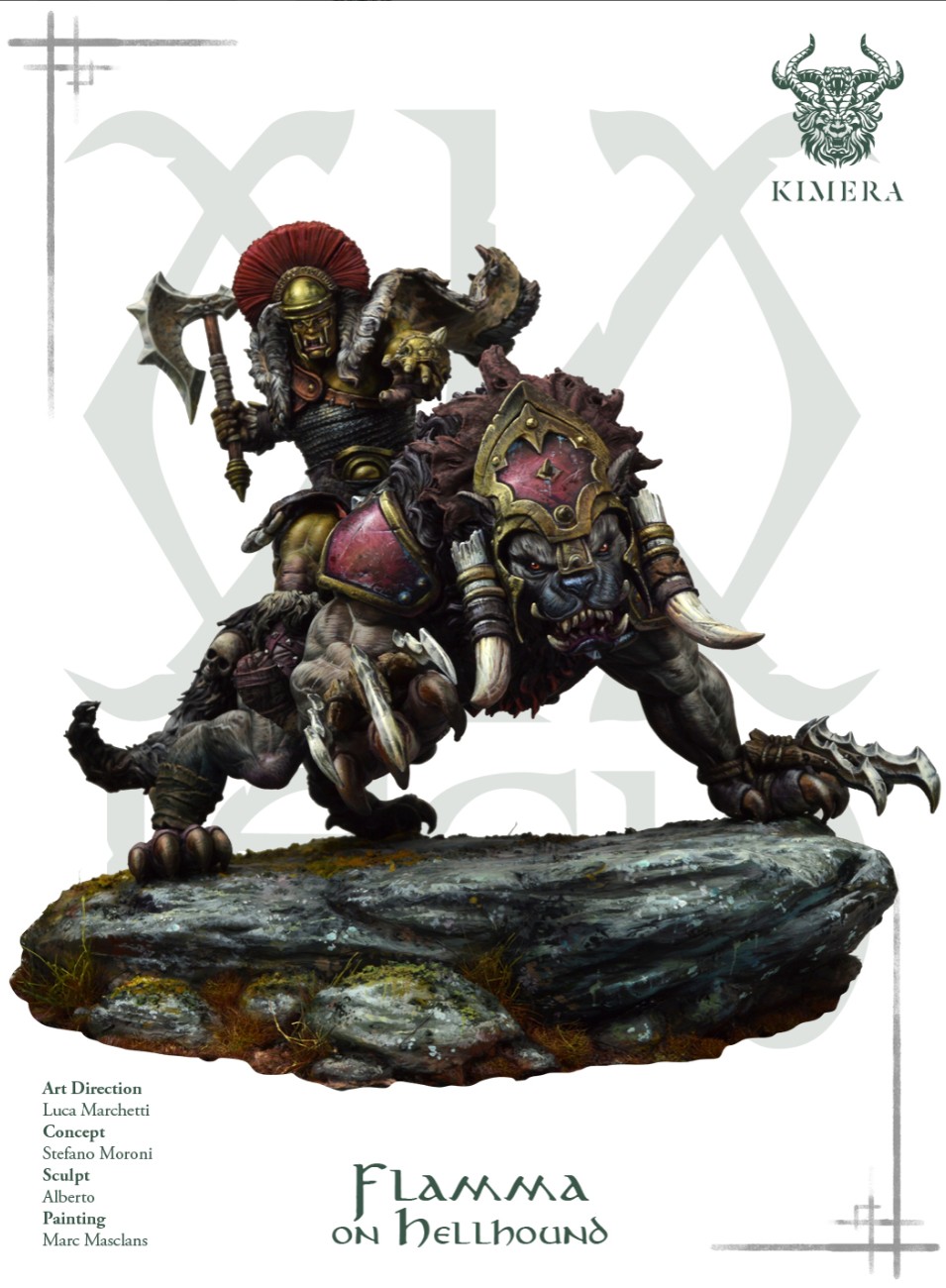 Flamma on Hellhound – Orc Centurion