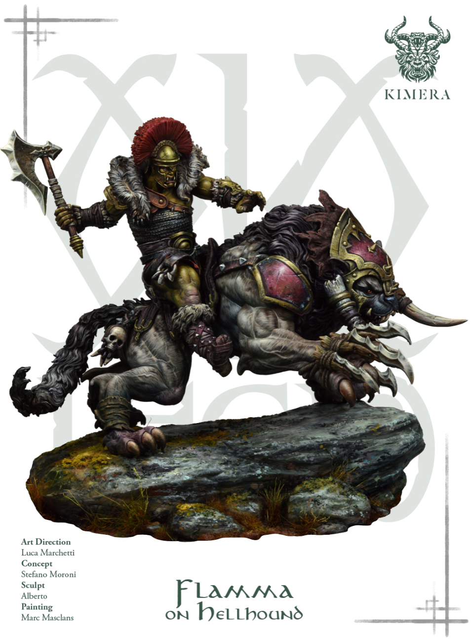 Flamma on Hellhound – Orc Centurion