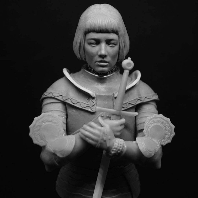 Joan of Arc in Orleans: the prayer before the fight