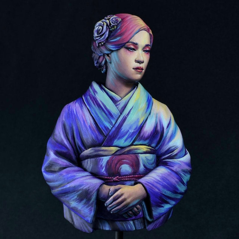 Midori in Kimono Resin Model