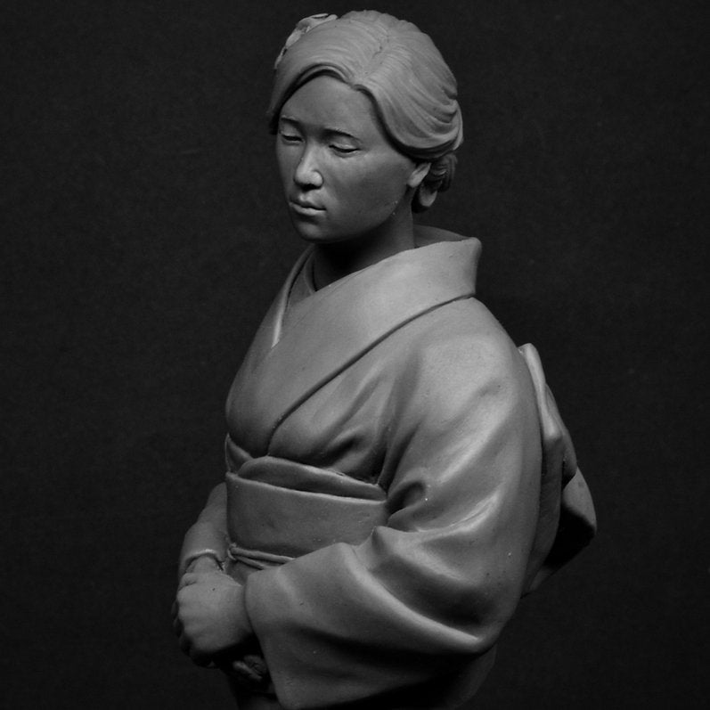 Midori in Kimono Resin Model