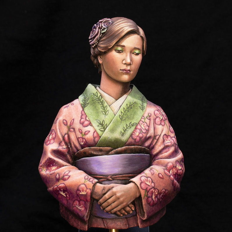 Midori in Kimono Resin Model