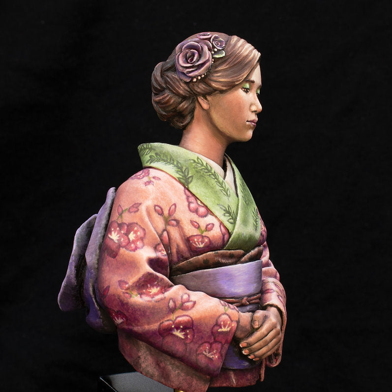 Midori in Kimono Resin Model