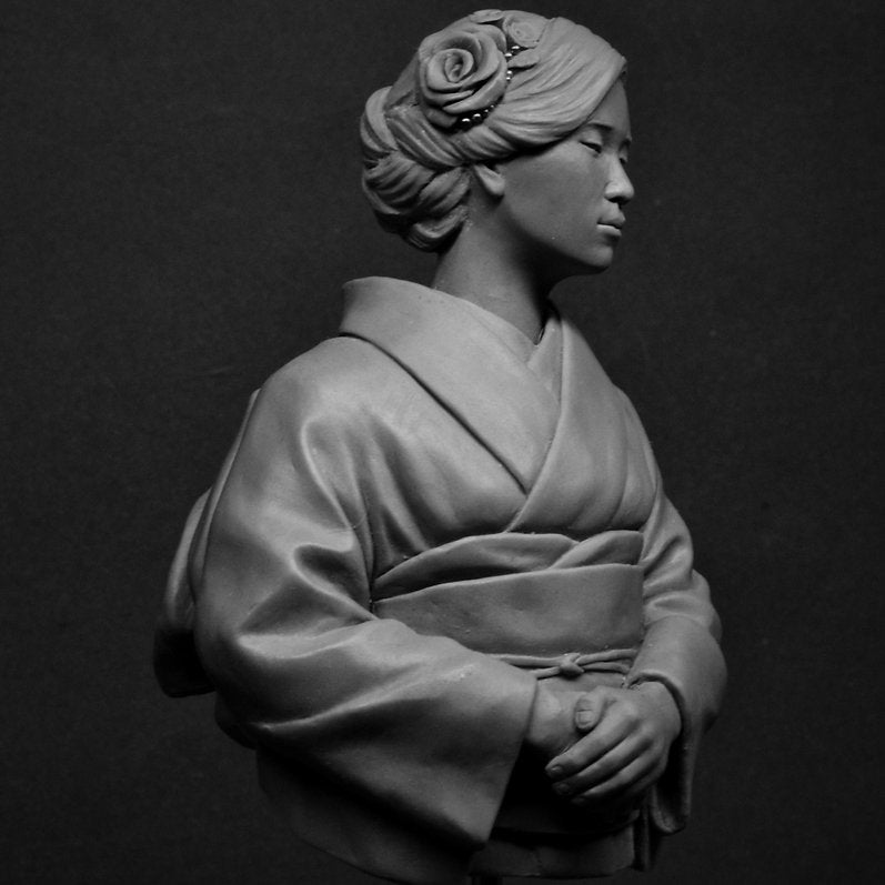Midori in Kimono Resin Model
