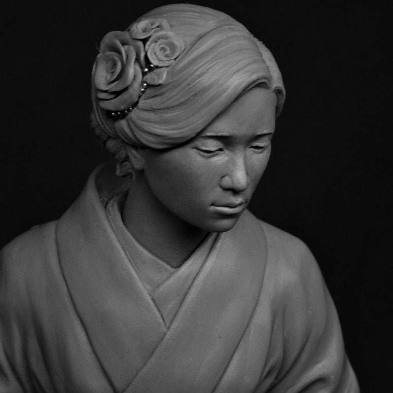 Midori in Kimono Resin Model