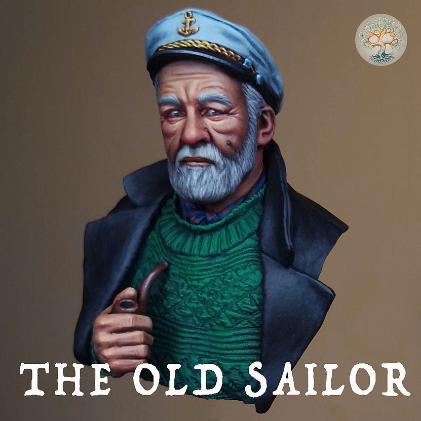 The Old Sailor: "a life at sea" resin bust