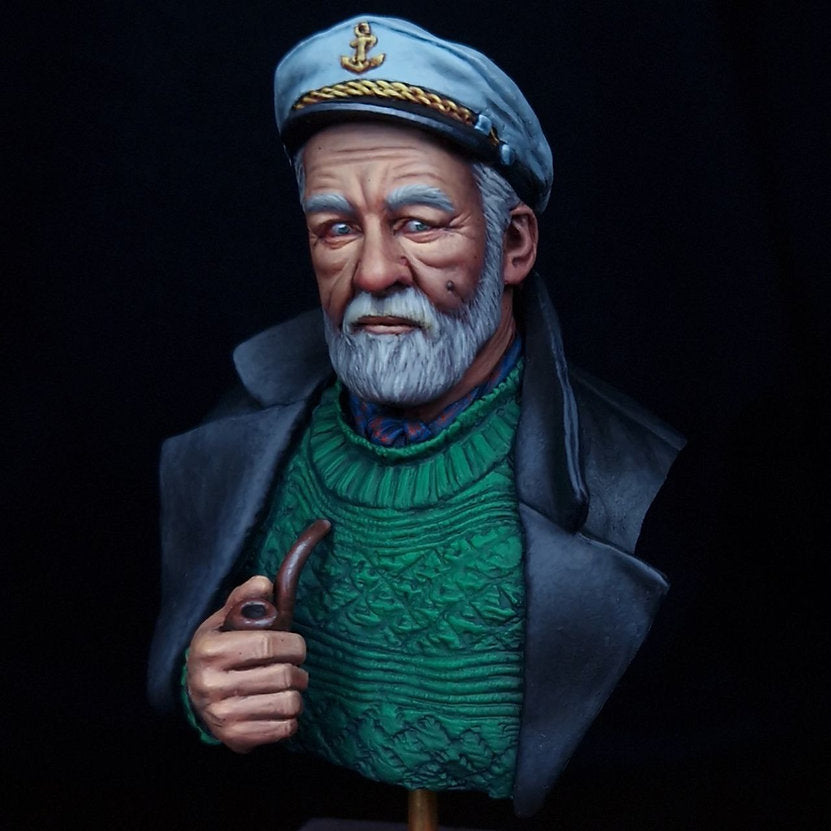 The Old Sailor: "a life at sea" resin bust