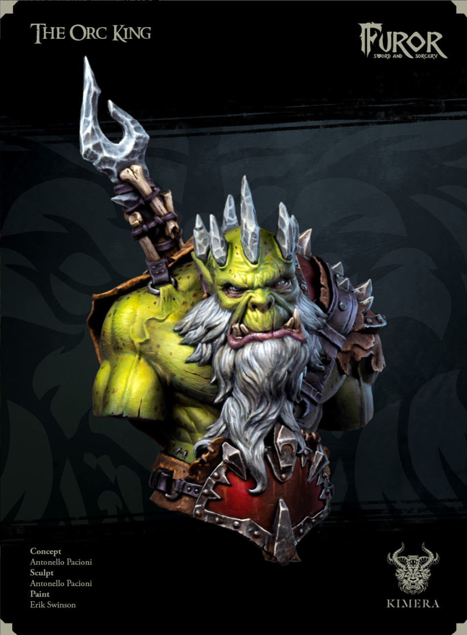 Orc King Bust