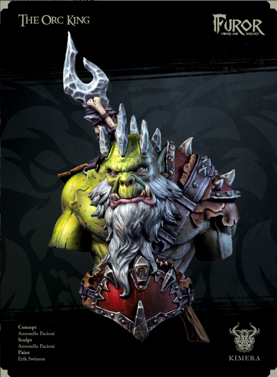 Orc King Bust