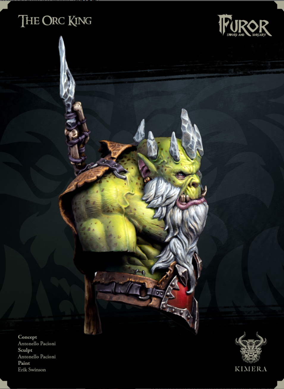 Orc King Bust