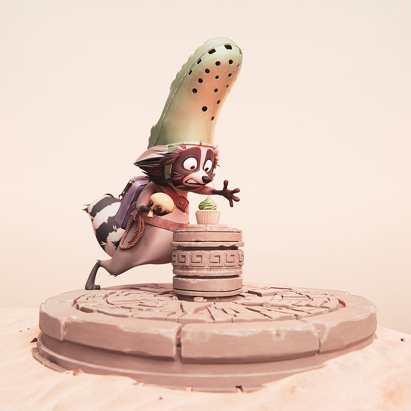 Raccoon Jones and the missed Cupcake