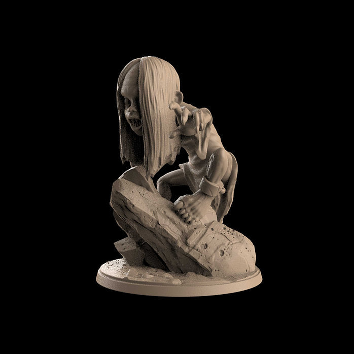 Sadako la Yurei malefica resin miniature