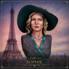 Sophie a day in Paris resin bust