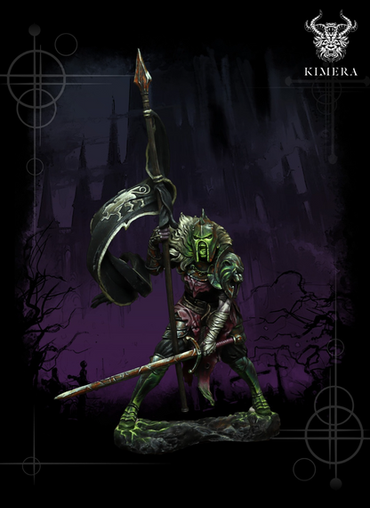 Living Corpse Lion Banner  38mm