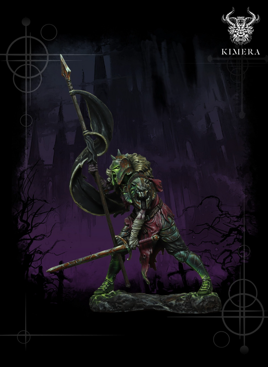 Living Corpse Lion Banner  38mm