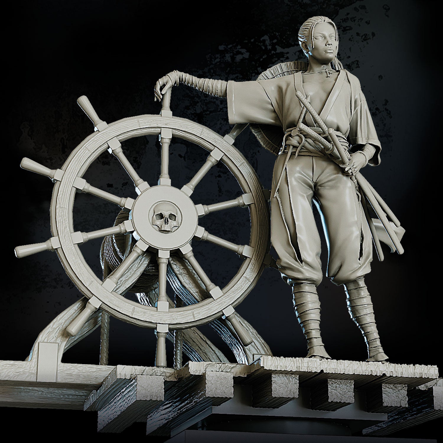 Tsuki: Shadow of the Shikoku Isle Figure
