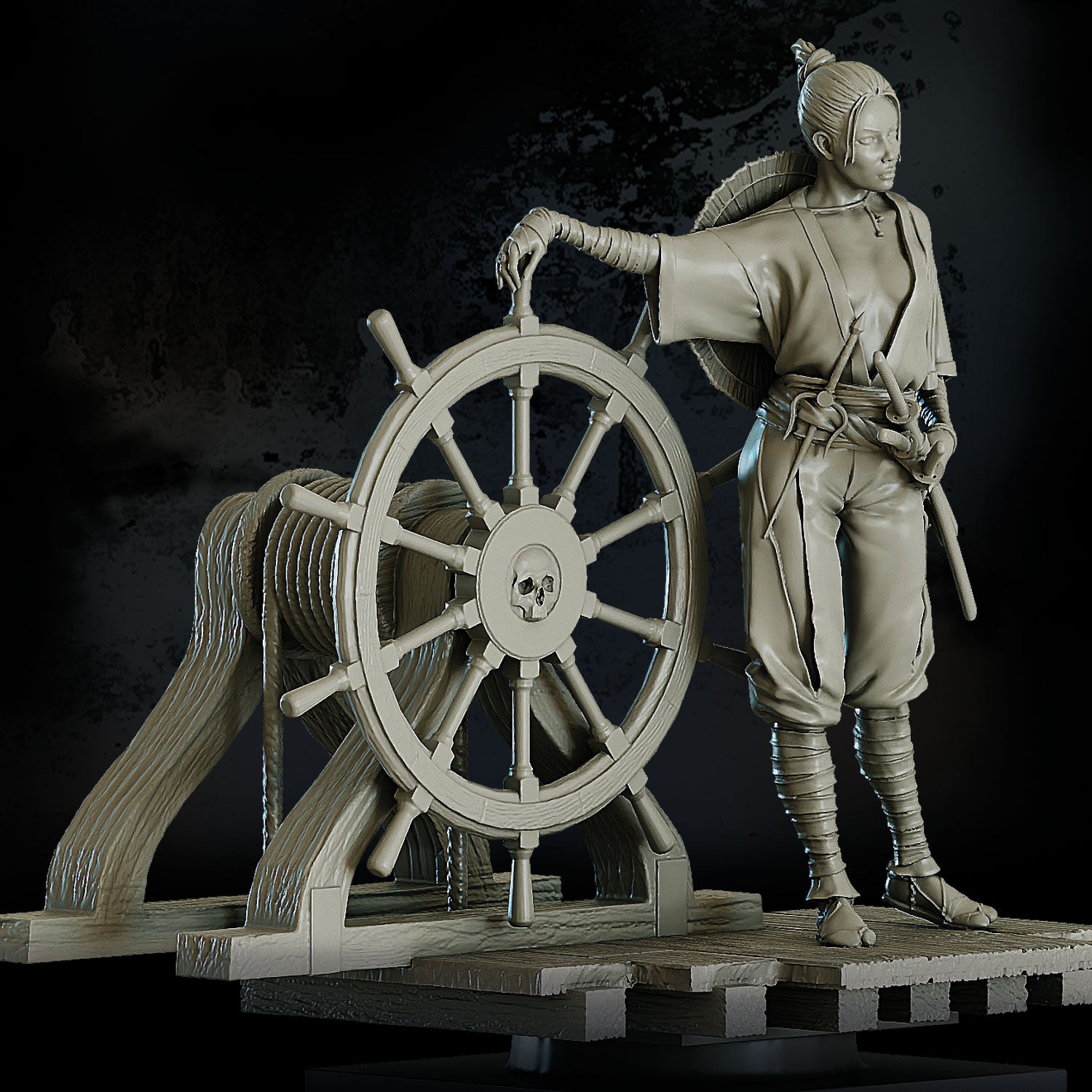 Tsuki: Shadow of the Shikoku Isle Figure