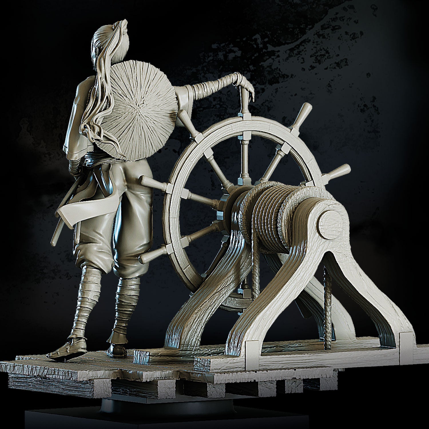 Tsuki: Shadow of the Shikoku Isle Figure