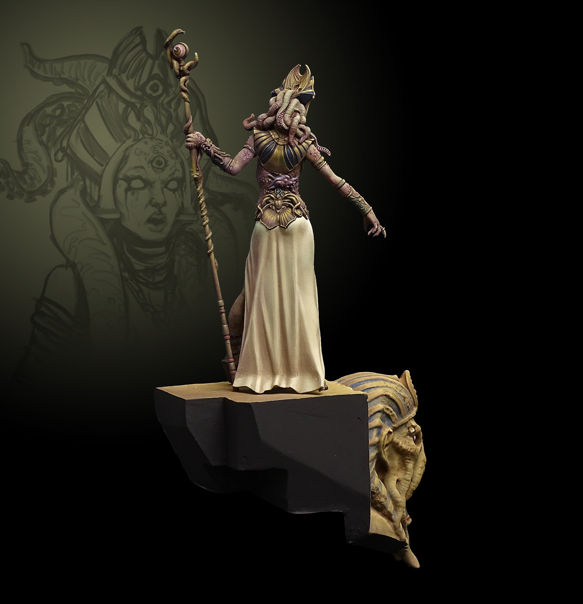 Egyptian Priestess 75mm Limited edition