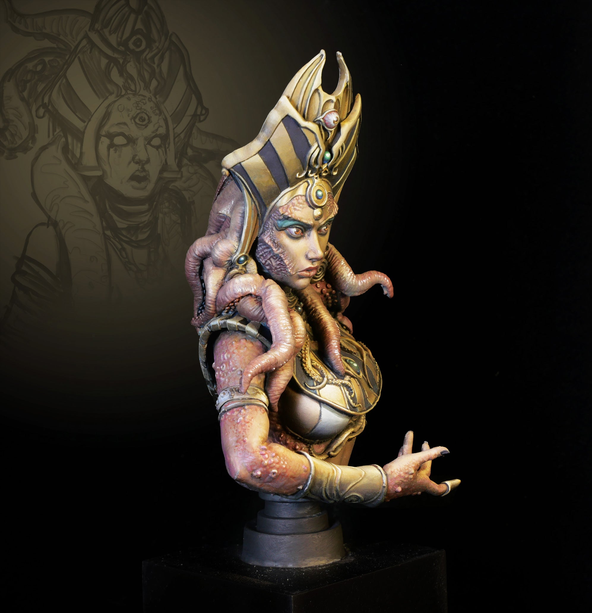 Egyptian Priestess Bust Limited edition