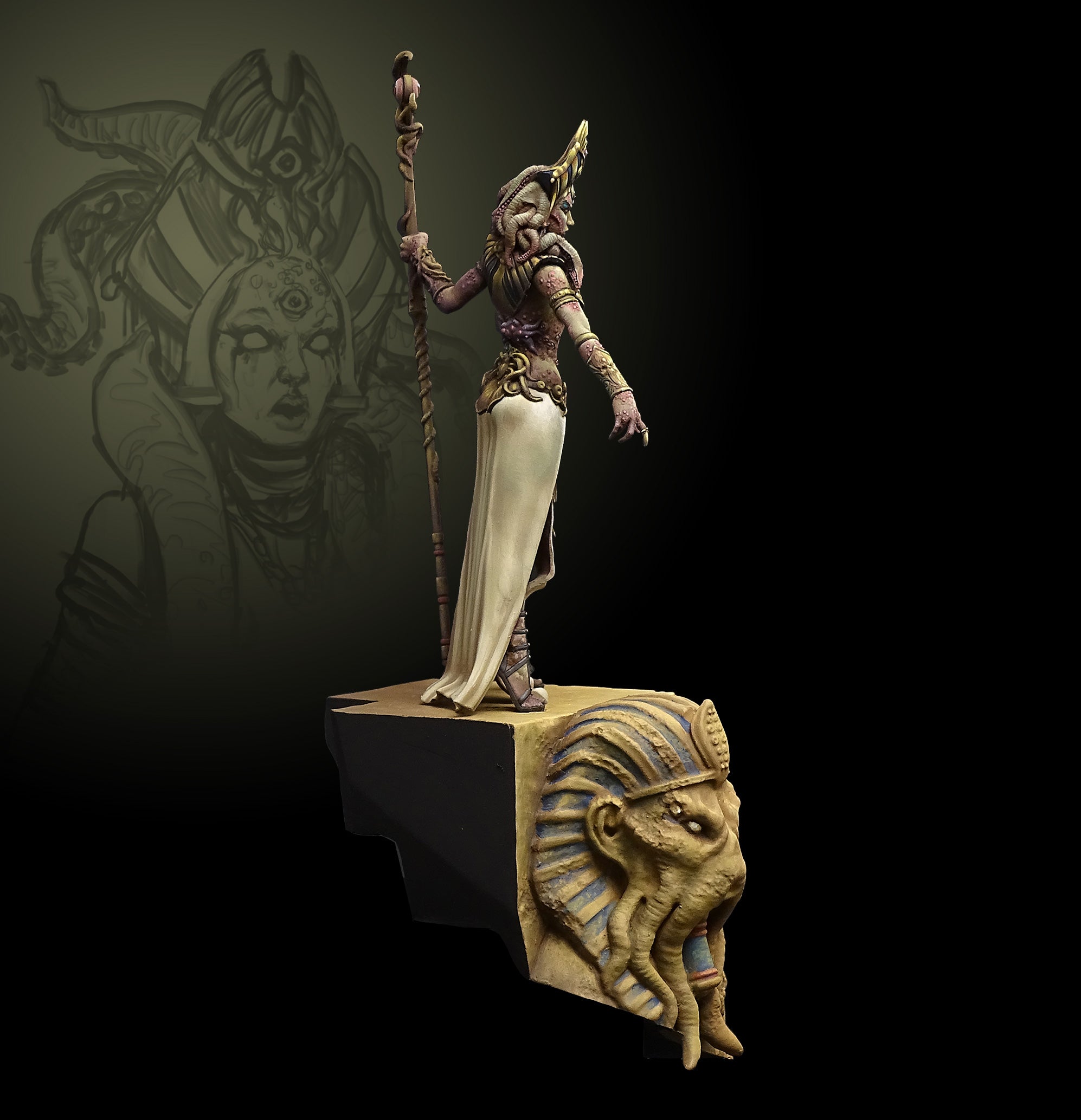 Egyptian Priestess 75mm Limited edition