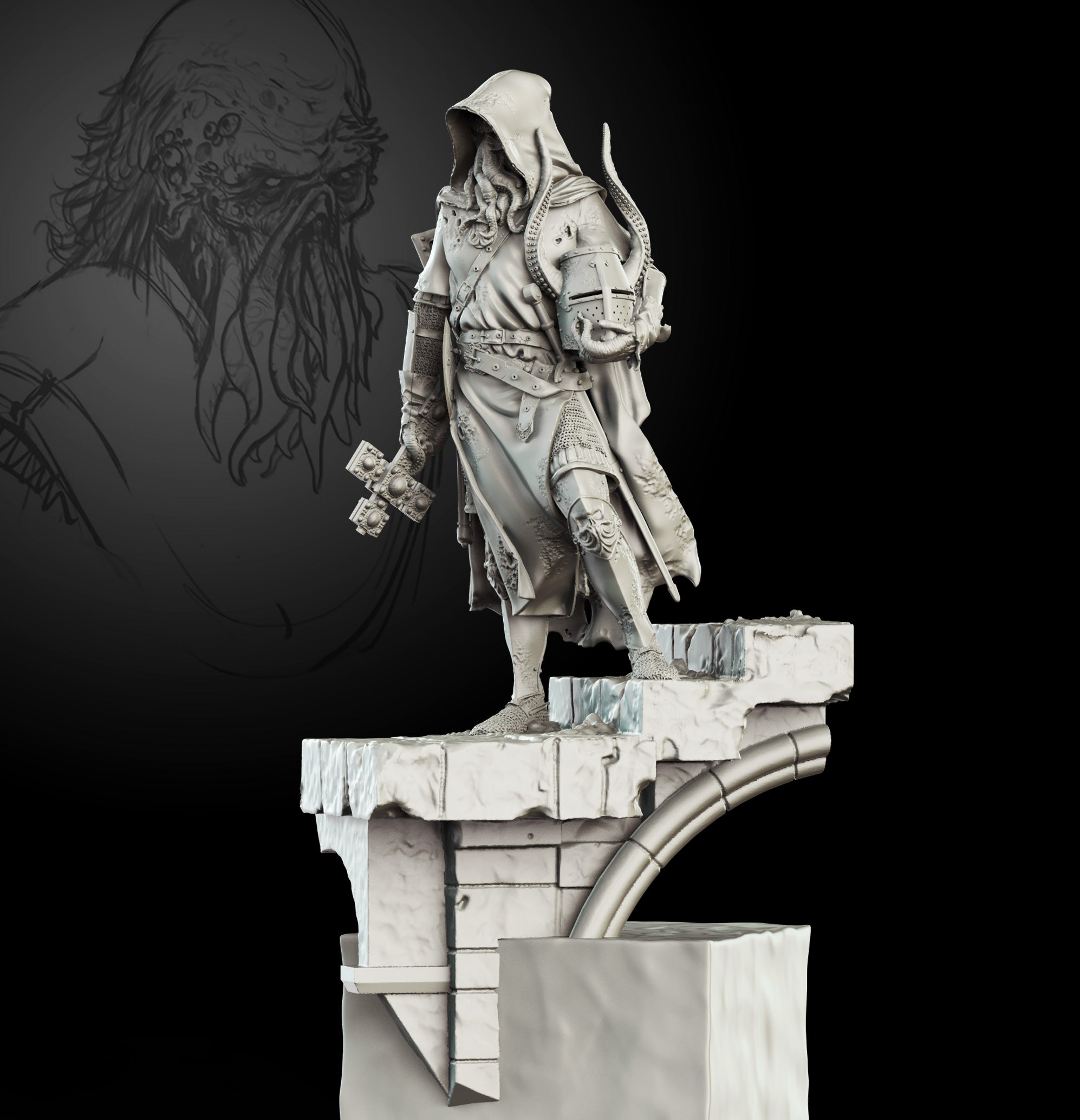 Teutonic Knight 75mm Limited edition
