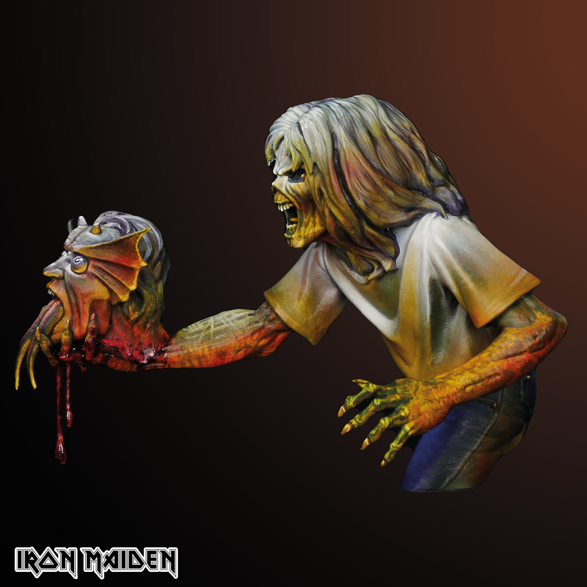 Number of the Beast bust