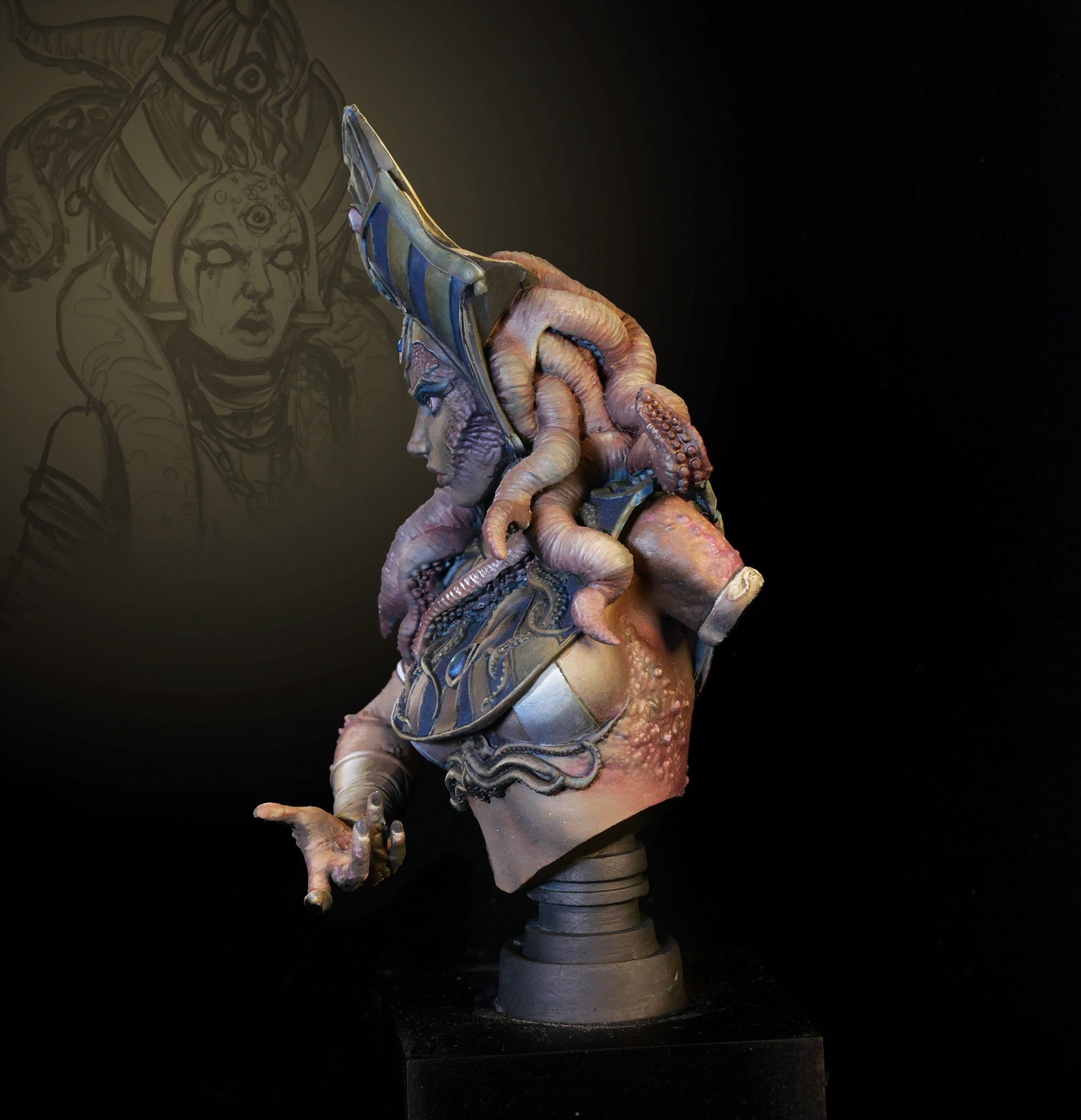 Egyptian Priestess Bust Limited edition