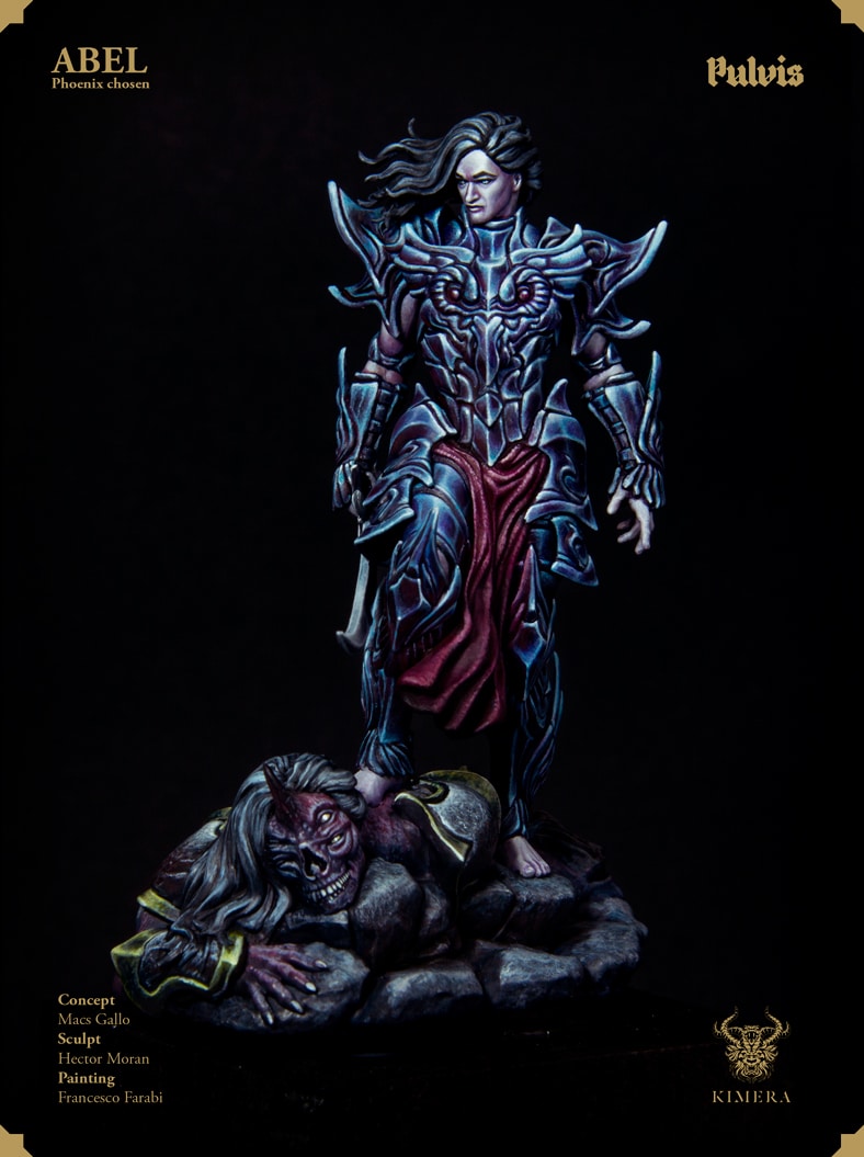 Abel dark angel version painted, front