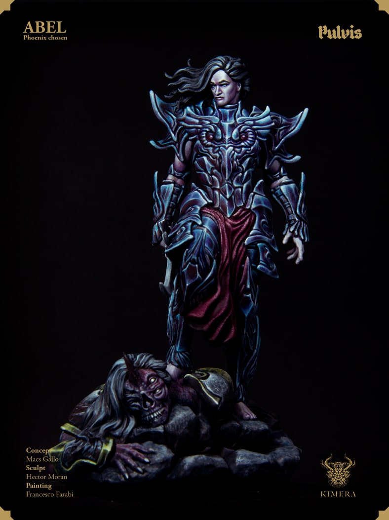 Abel dark angel version painted, right side