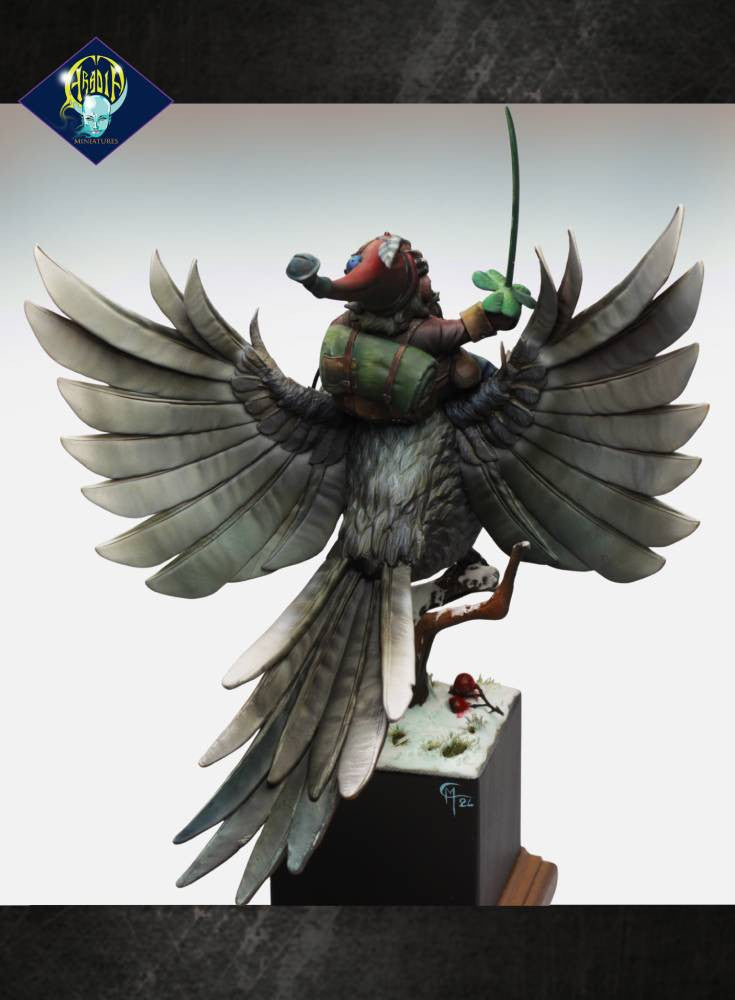 Bruno and the long-tailed-bird 75mm