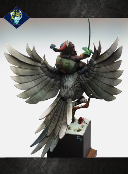 Bruno and the long-tailed-bird 75mm