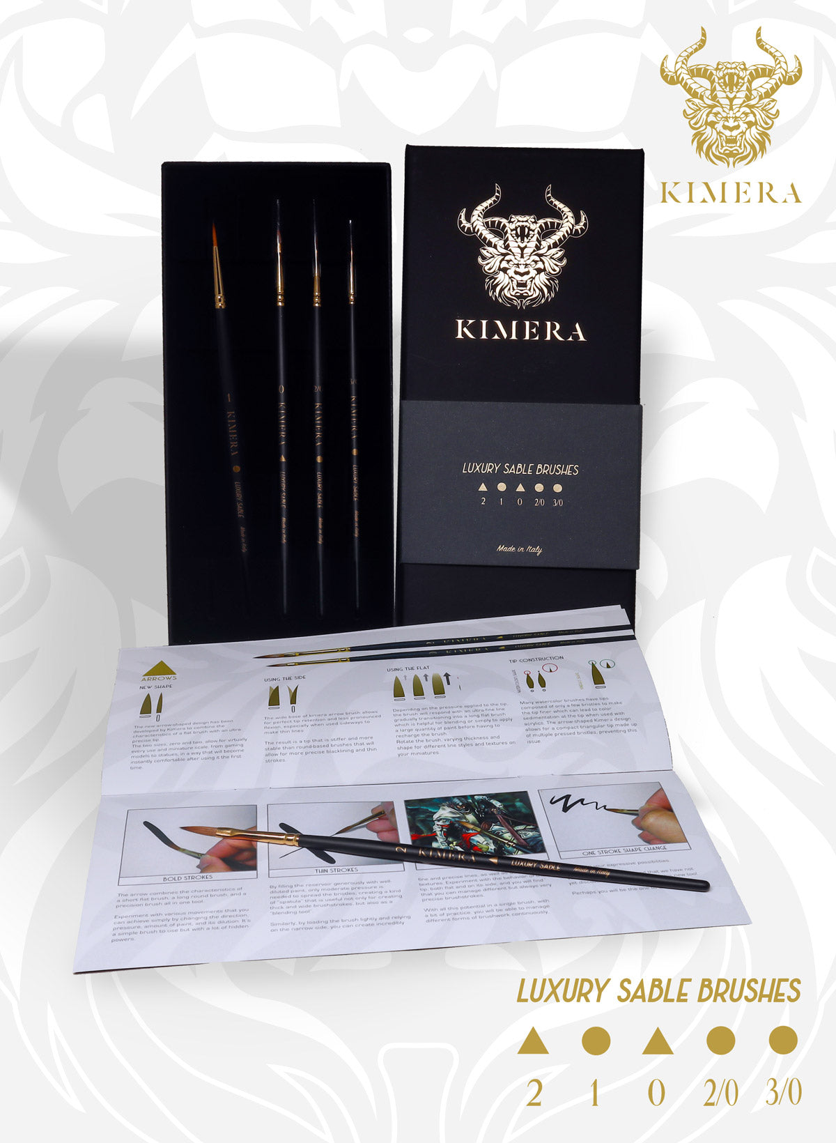 Kimera Kolinksy Brushes Set