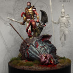 Gilgamesh Kimera 75mm painted, front
