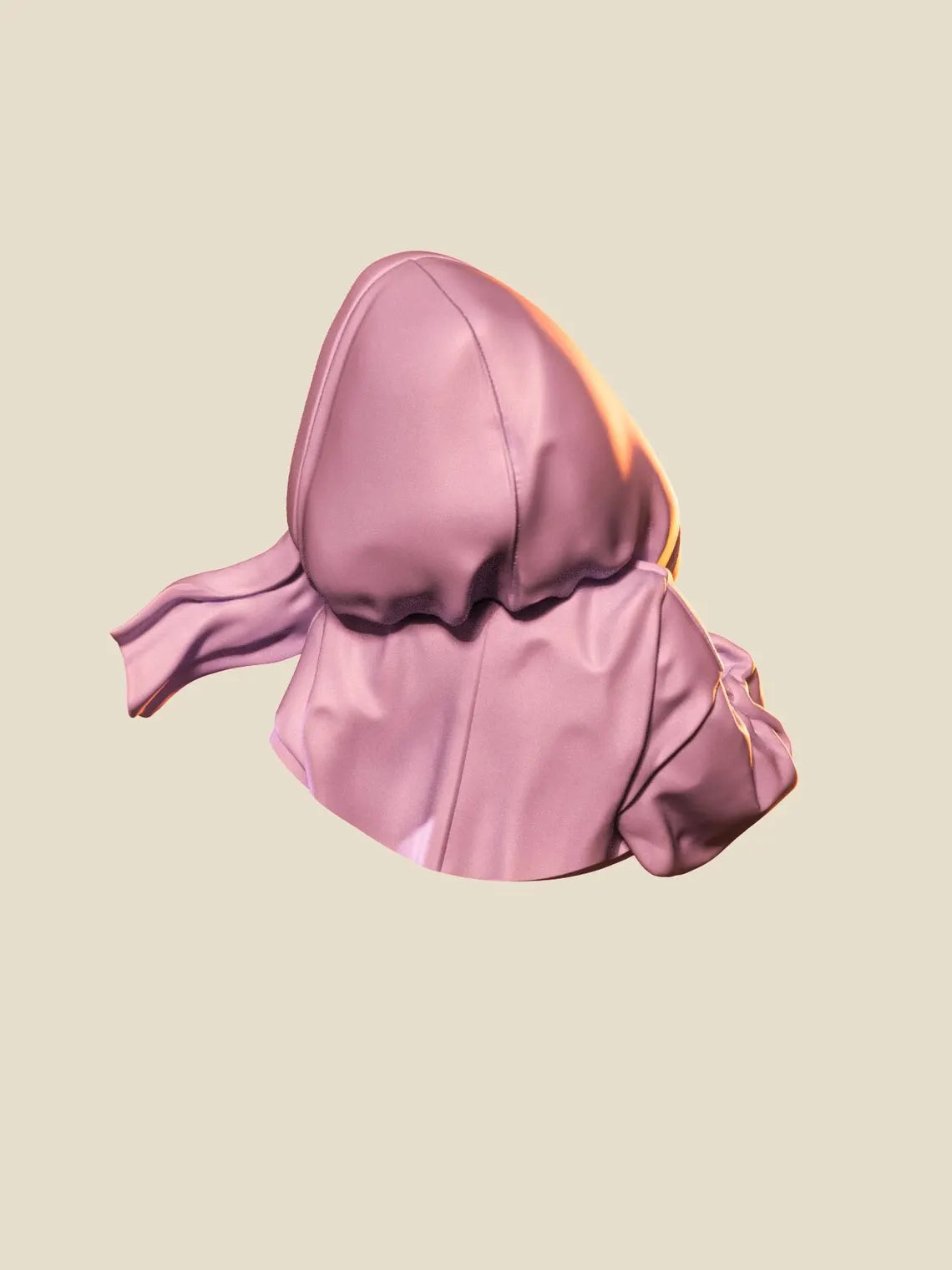 Girl in Raincoat Bust resin cast