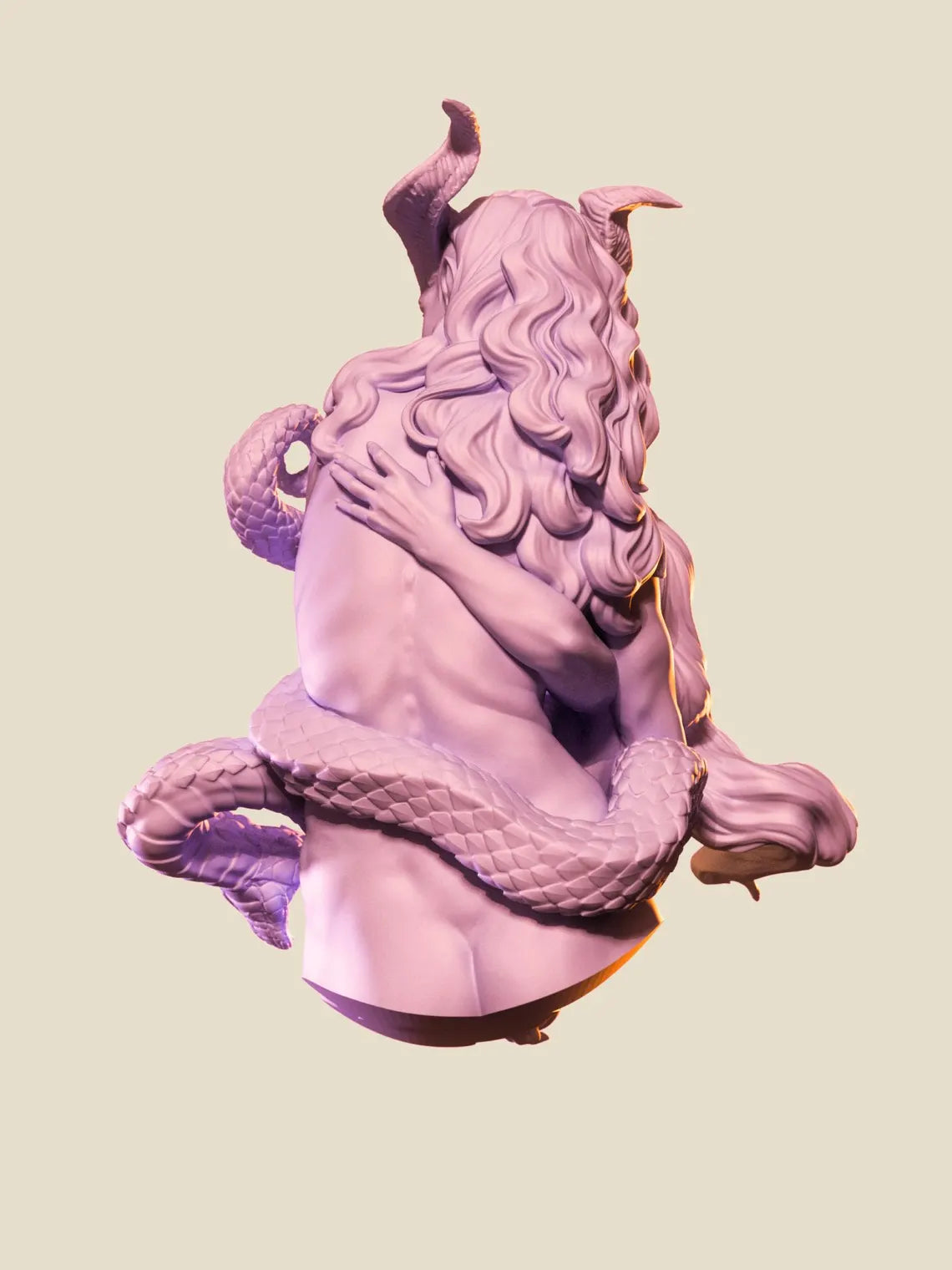 Mother of the fall 3d resin cast miniature bust