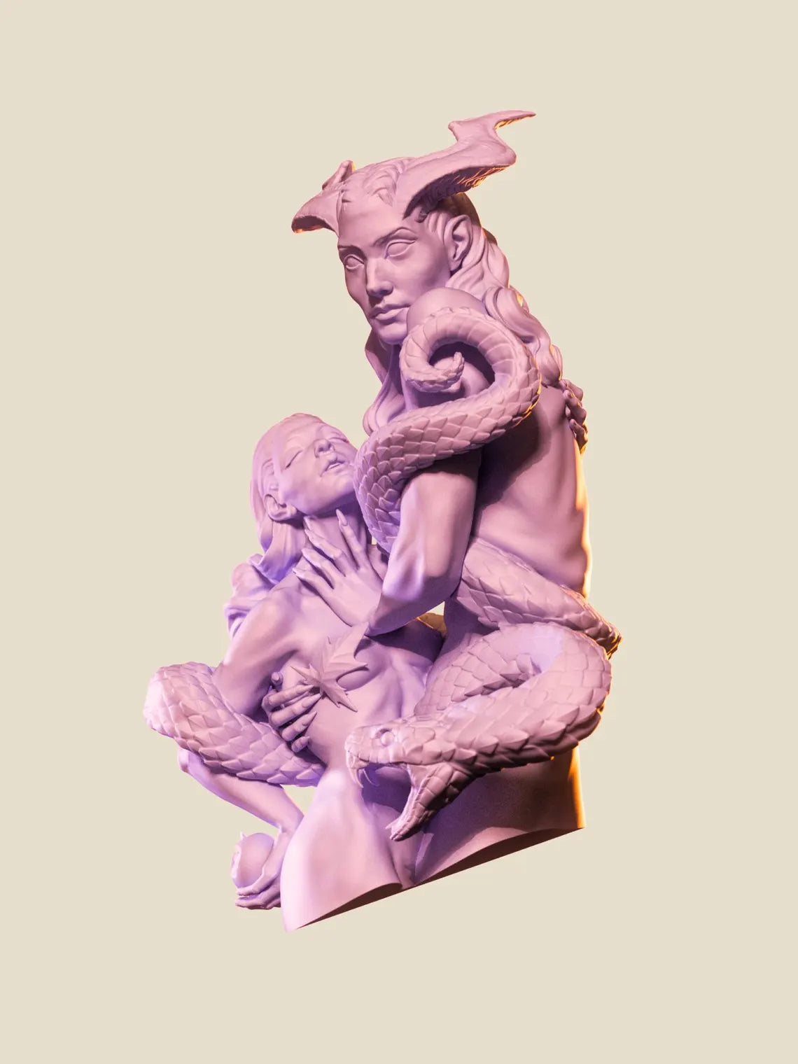 Mother of the fall 3d resin cast miniature bust