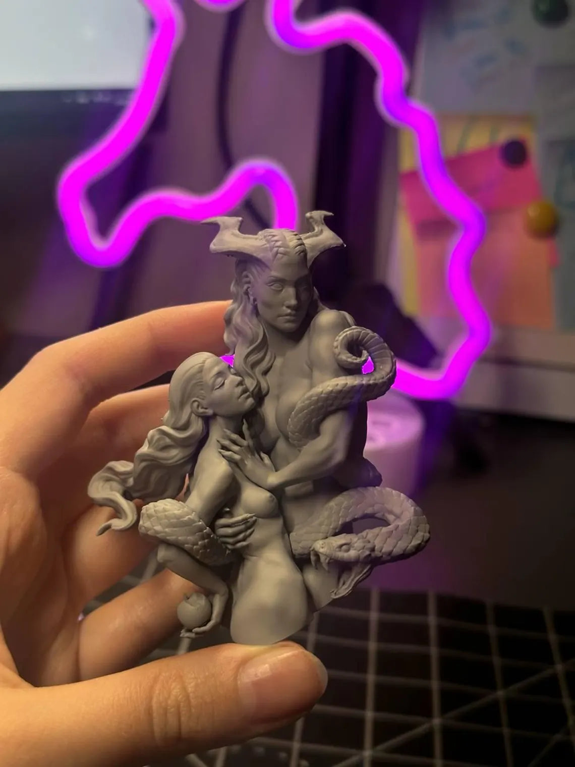 Mother of the fall 3d resin cast miniature bust