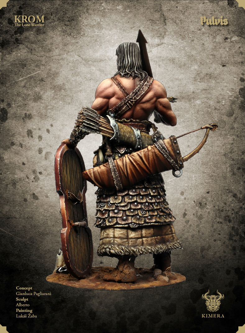 Krom barbarian painted, left side